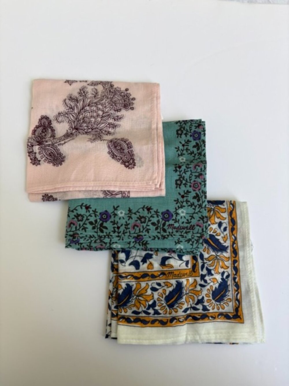 Lot of 3 Madewell scarves